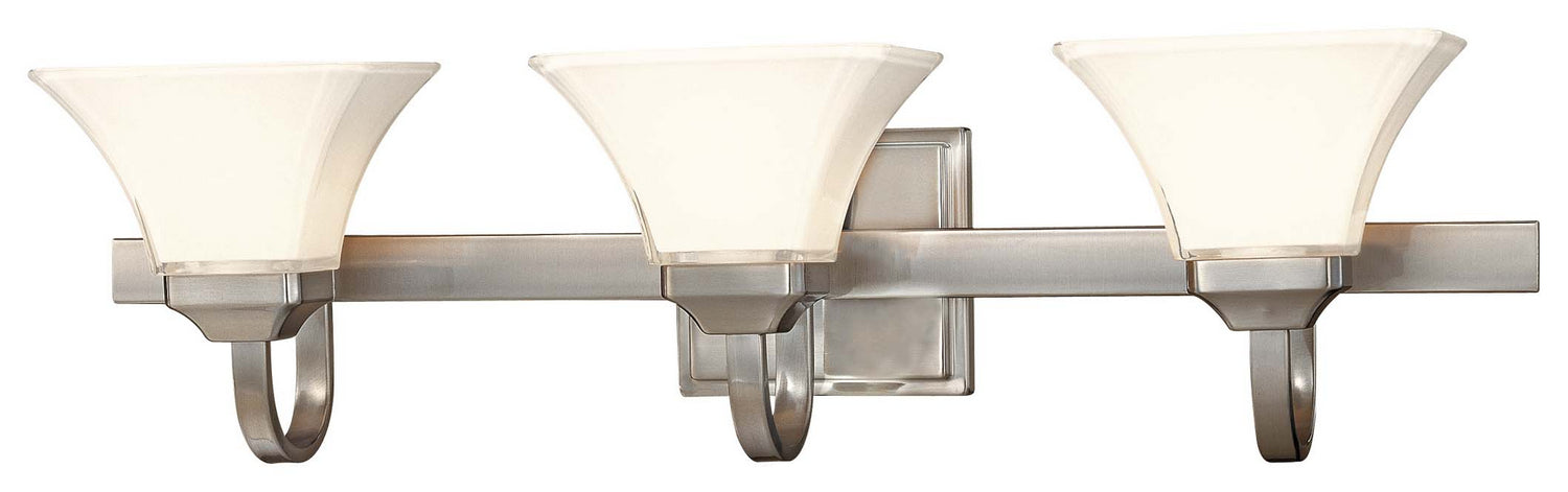 Minka-Lavery 6813-84 Three Light Bath, Brushed Nickel