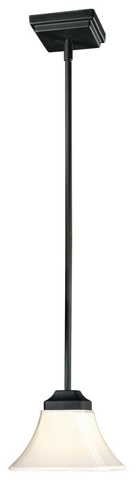 Minka-Lavery 1811-66 One Light Mini Pendant, Sand Coal