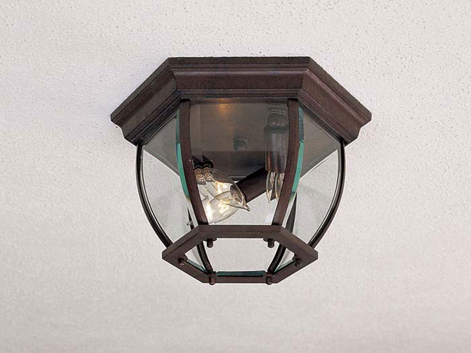 Minka-Lavery 71174-91 Three Light Flush Mount, Antique Bronze