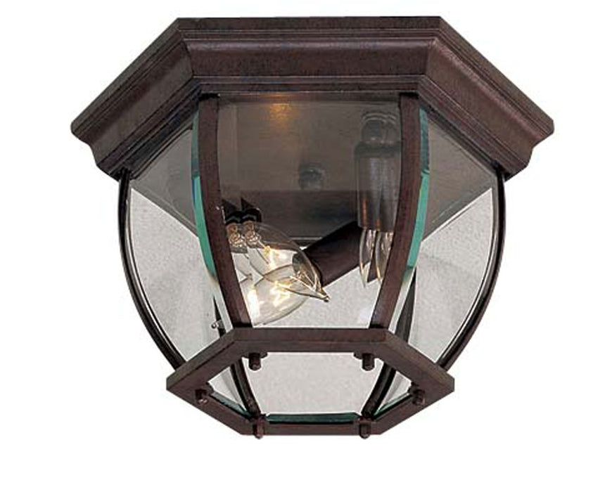 Minka-Lavery 71174-91 Three Light Flush Mount, Antique Bronze