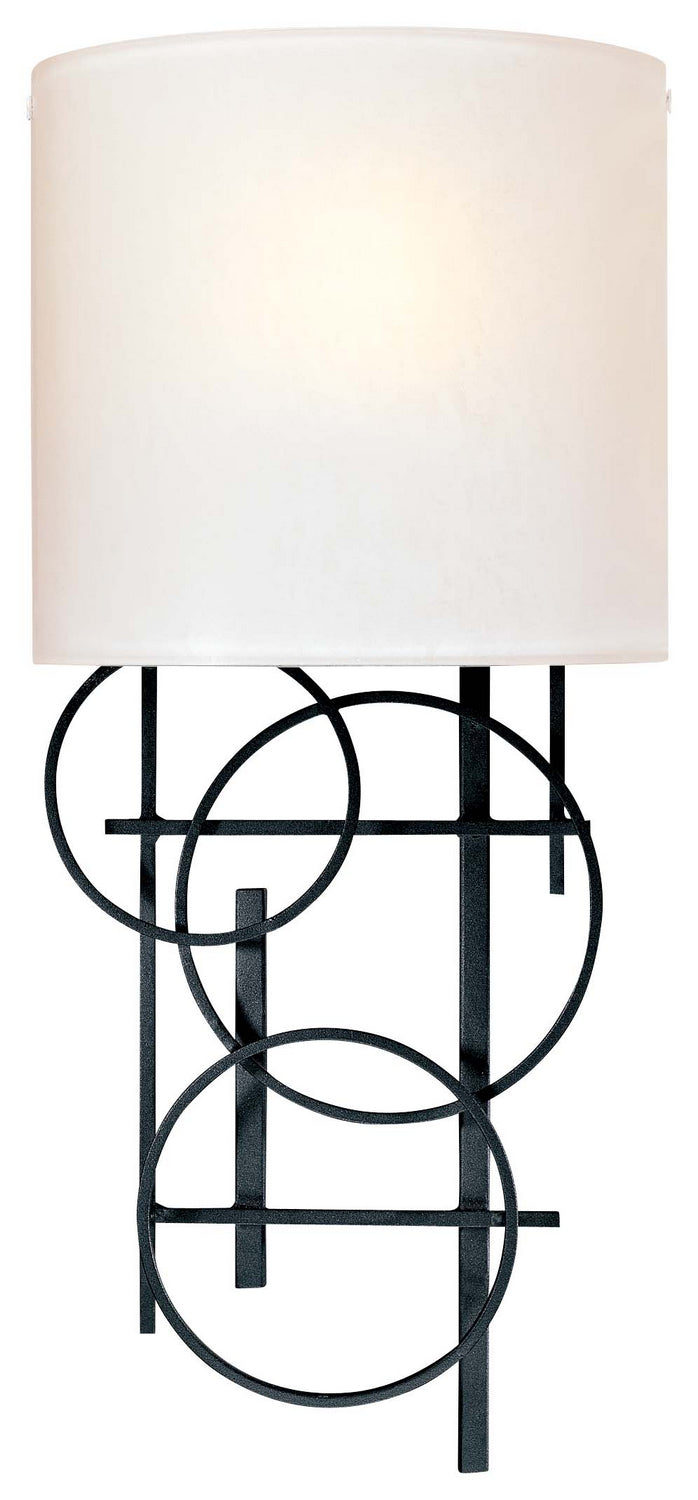 George Kovacs P5131-066 One Light Wall Sconce, Coal