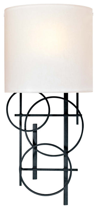 George Kovacs P5131-066 One Light Wall Sconce, Coal
