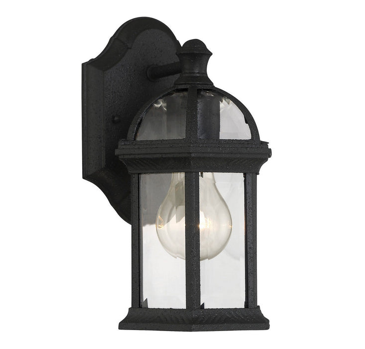 Savoy House 5-0629-BK One Light Wall Mount, Textured Black