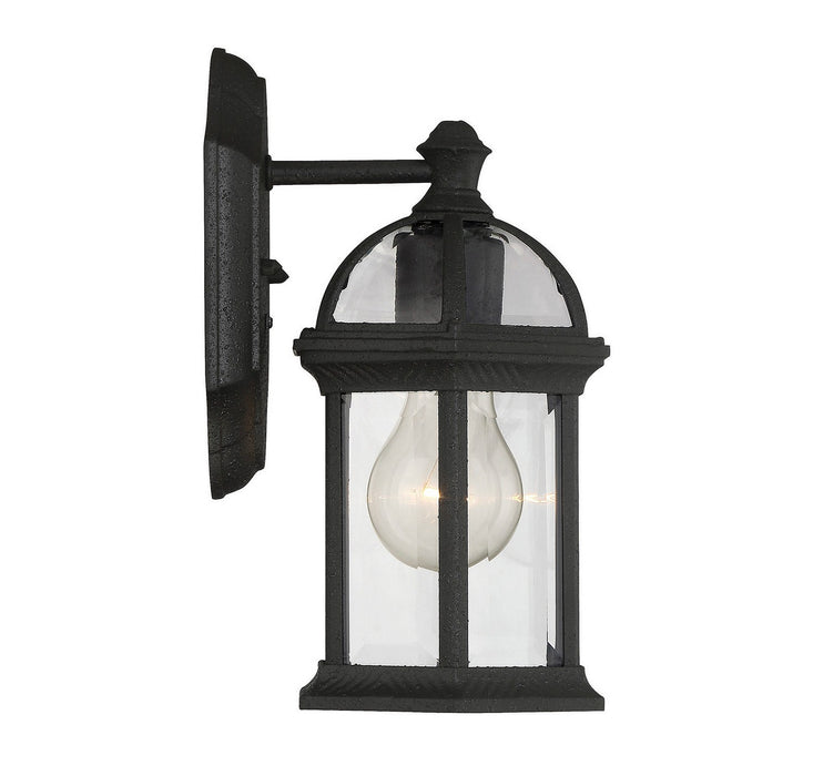 Savoy House 5-0629-BK One Light Wall Mount, Textured Black