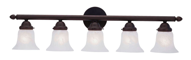 Livex Lighting 1065-07 Five Light Bath Vanity, Bronze