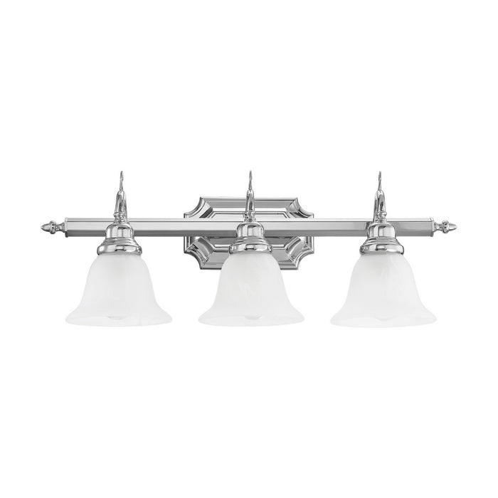 Livex Lighting 1283-05 Three Light Bath Vanity, Polished Chrome