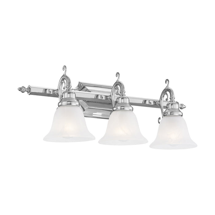 Livex Lighting 1283-05 Three Light Bath Vanity, Polished Chrome