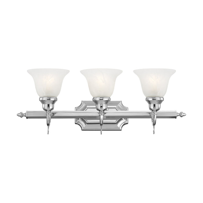 Livex Lighting 1283-05 Three Light Bath Vanity, Polished Chrome