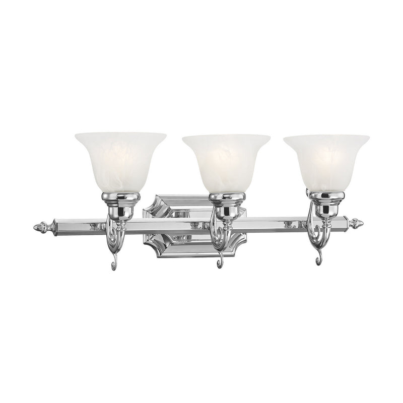 Livex Lighting 1283-05 Three Light Bath Vanity, Polished Chrome