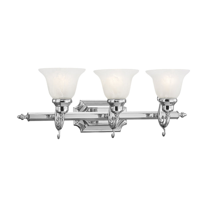 Livex Lighting 1283-05 Three Light Bath Vanity, Polished Chrome
