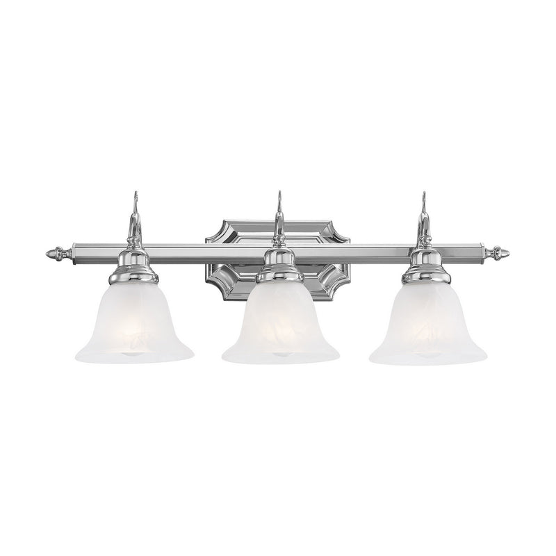 Livex Lighting 1283-05 Three Light Bath Vanity, Polished Chrome