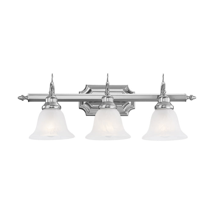 Livex Lighting 1283-05 Three Light Bath Vanity, Polished Chrome