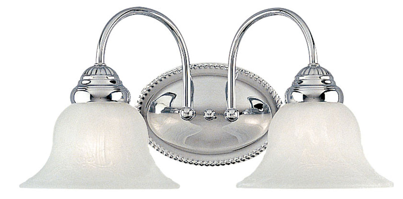 Livex Lighting 1532-05 Two Light Bath Vanity, Polished Chrome