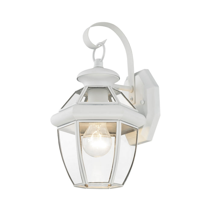 Livex Lighting 2051-03 One Light Outdoor Wall Lantern, White