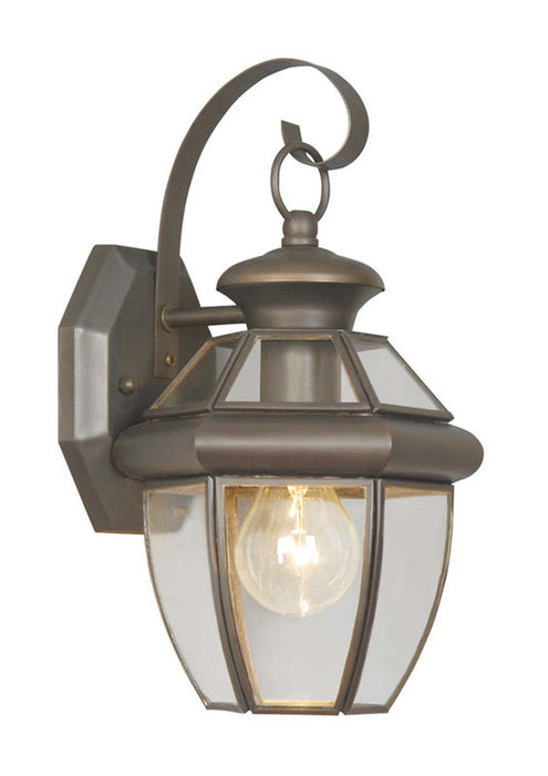 Livex Lighting 2051-07 One Light Outdoor Wall Lantern, Bronze
