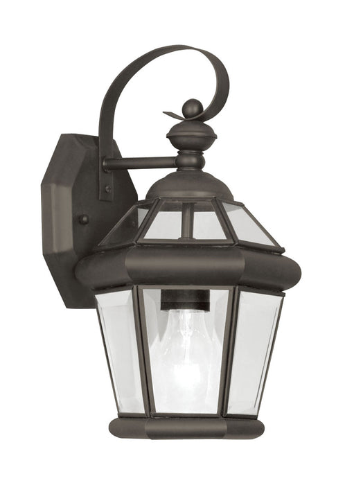 Livex Lighting 2061-07 One Light Outdoor Wall Lantern, Bronze