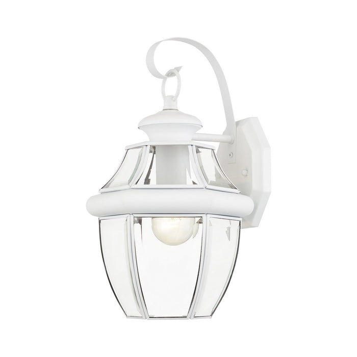 Livex Lighting 2151-03 One Light Outdoor Wall Lantern, White