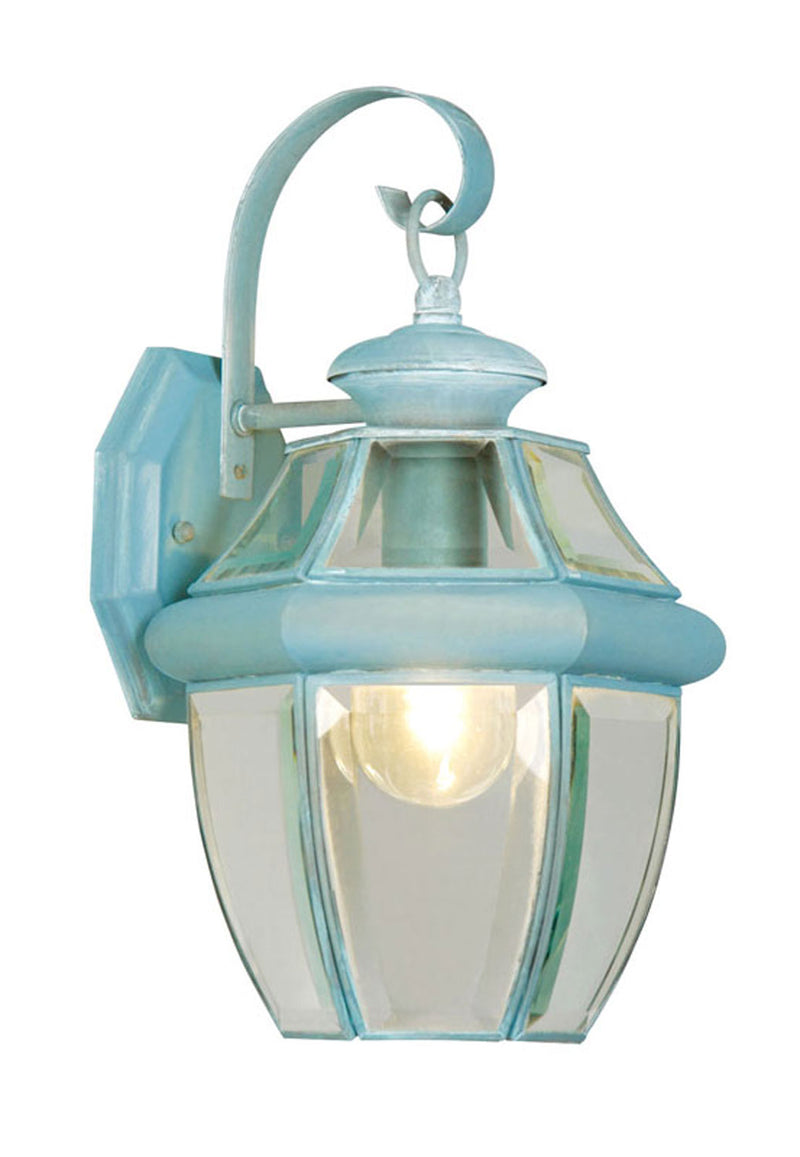 Livex Lighting 2151-06 One Light Outdoor Wall Lantern, Verdigris