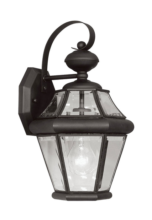 Livex Lighting 2161-04 One Light Outdoor Wall Lantern, Black