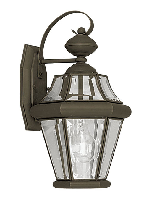 Livex Lighting 2161-07 One Light Outdoor Wall Lantern, Bronze