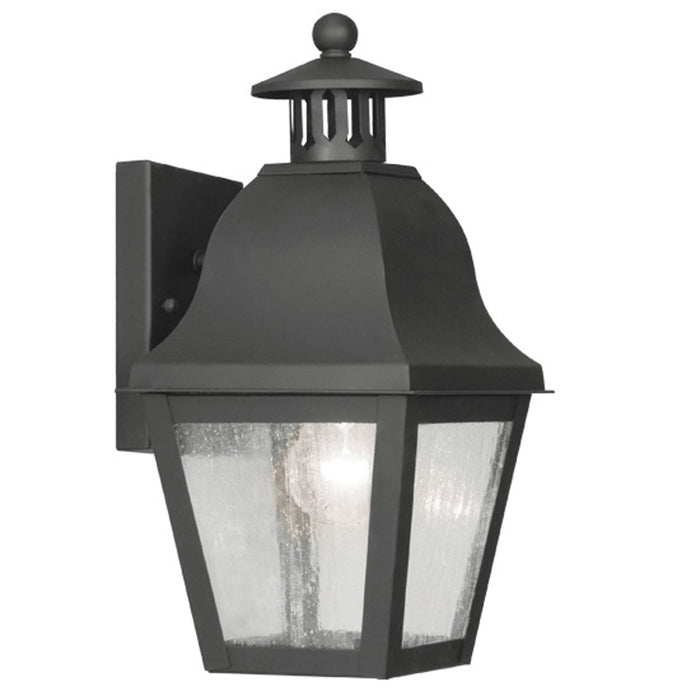 Livex Lighting 2550-04 One Light Outdoor Wall Lantern, Black