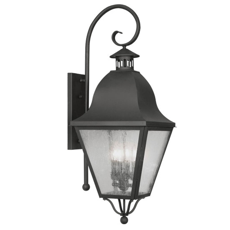 Livex Lighting 2558-07 Four Light Outdoor Wall Lantern, Bronze