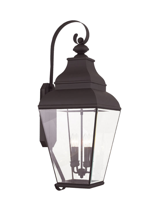 Livex Lighting 2596-07 Four Light Outdoor Wall Lantern, Bronze