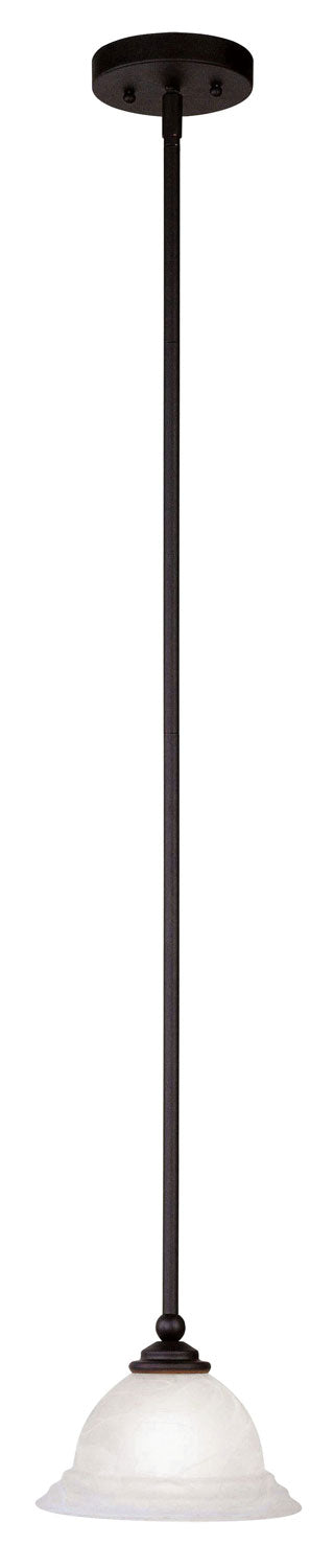 Livex Lighting 4256-04 One Light Mini Pendant, Black
