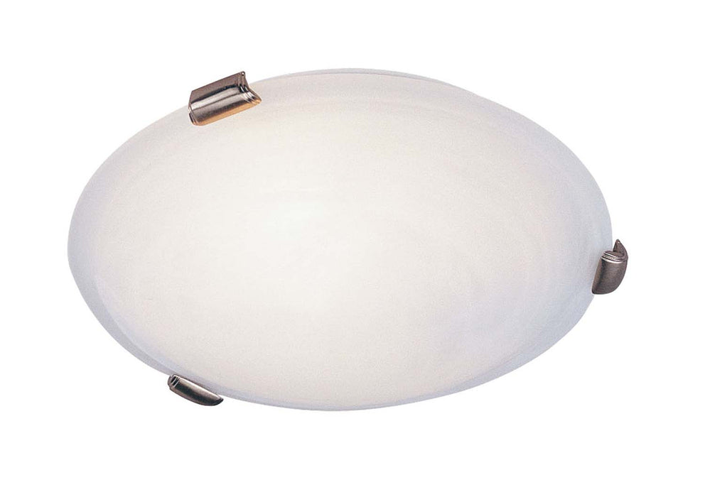 Livex Lighting 8010-91 Two Light Ceiling Mount, Brushed Nickel