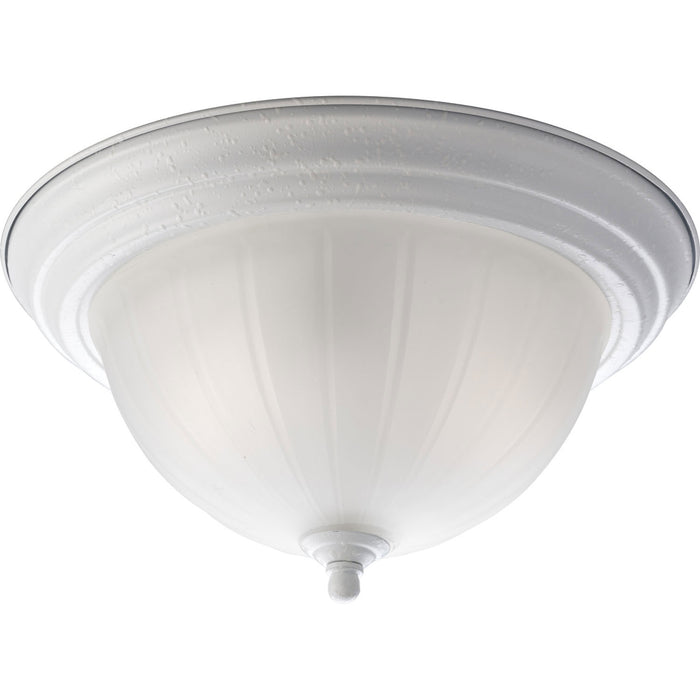 Progress Lighting P3817-30 Two Light Flush Mount, White