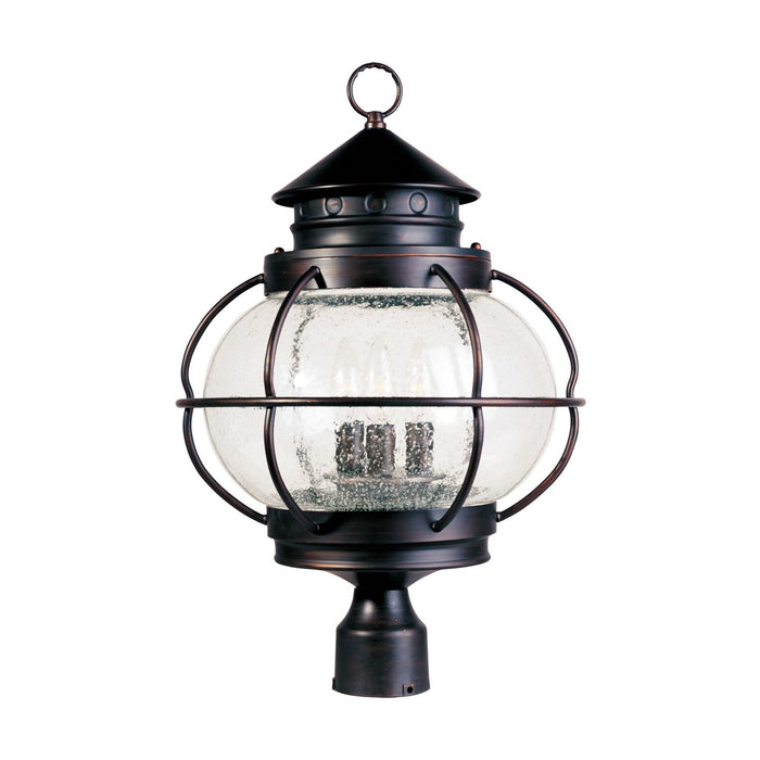 Maxim 30501CDOI Three Light Outdoor Pole/Post Lantern, Oil Rubbed Bronze