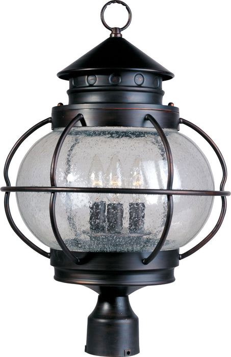 Maxim 30501CDOI Three Light Outdoor Pole/Post Lantern, Oil Rubbed Bronze