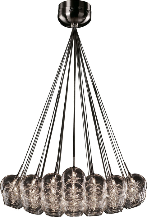 ET2 E20112-24 37 Light Pendant, Satin Nickel