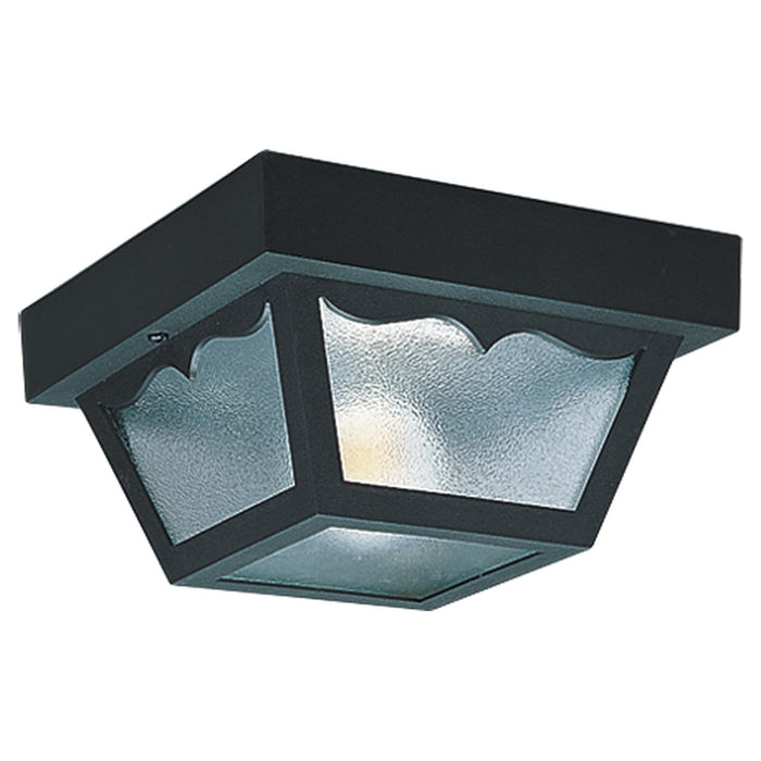 Generation Lighting 7569-32 Two Light Outdoor Flush Mount, Black