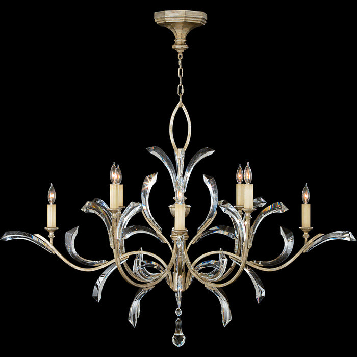 Fine Art 701240ST Eight Light Chandelier, Silver