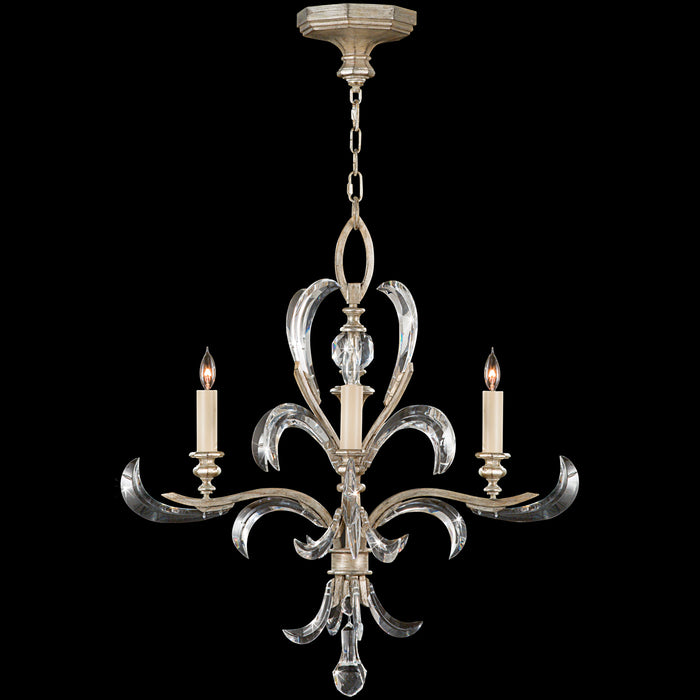 Fine Art 701540ST Four Light Chandelier, Silver