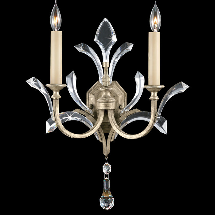 Fine Art 701850ST Two Light Wall Sconce, Silver
