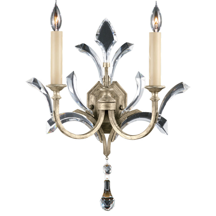 Fine Art 701850ST Two Light Wall Sconce, Silver