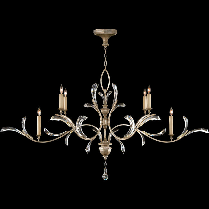 Fine Art 700840ST Six Light Chandelier, Silver