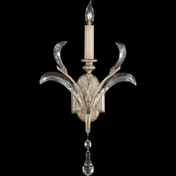 Fine Art 705150ST One Light Wall Sconce, Silver