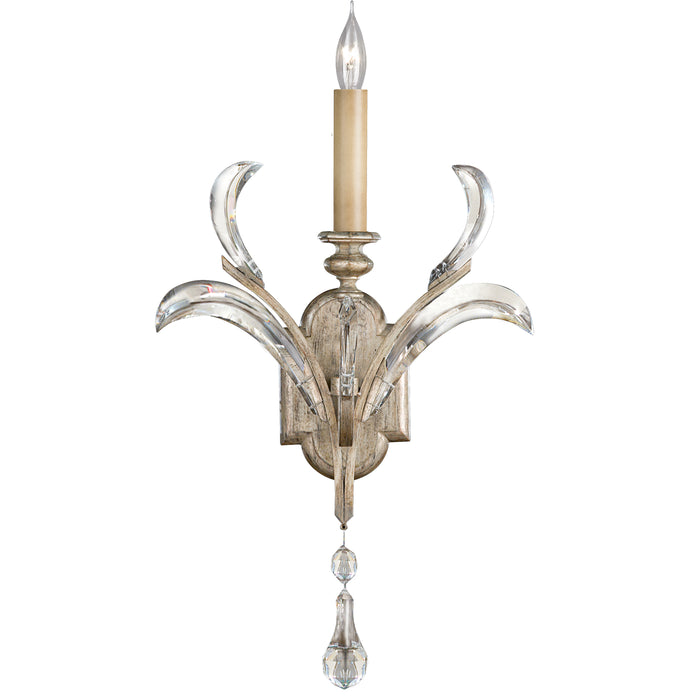 Fine Art 705150ST One Light Wall Sconce, Silver