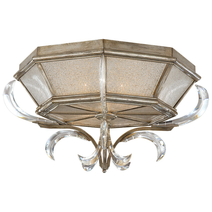 Fine Art 704240ST Two Light Flush Mount, Silver