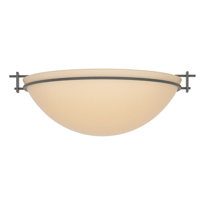 Hubbardton Forge 124252-SKT-20-SS0050 Three Light Semi-Flush Mount, Natural Iron