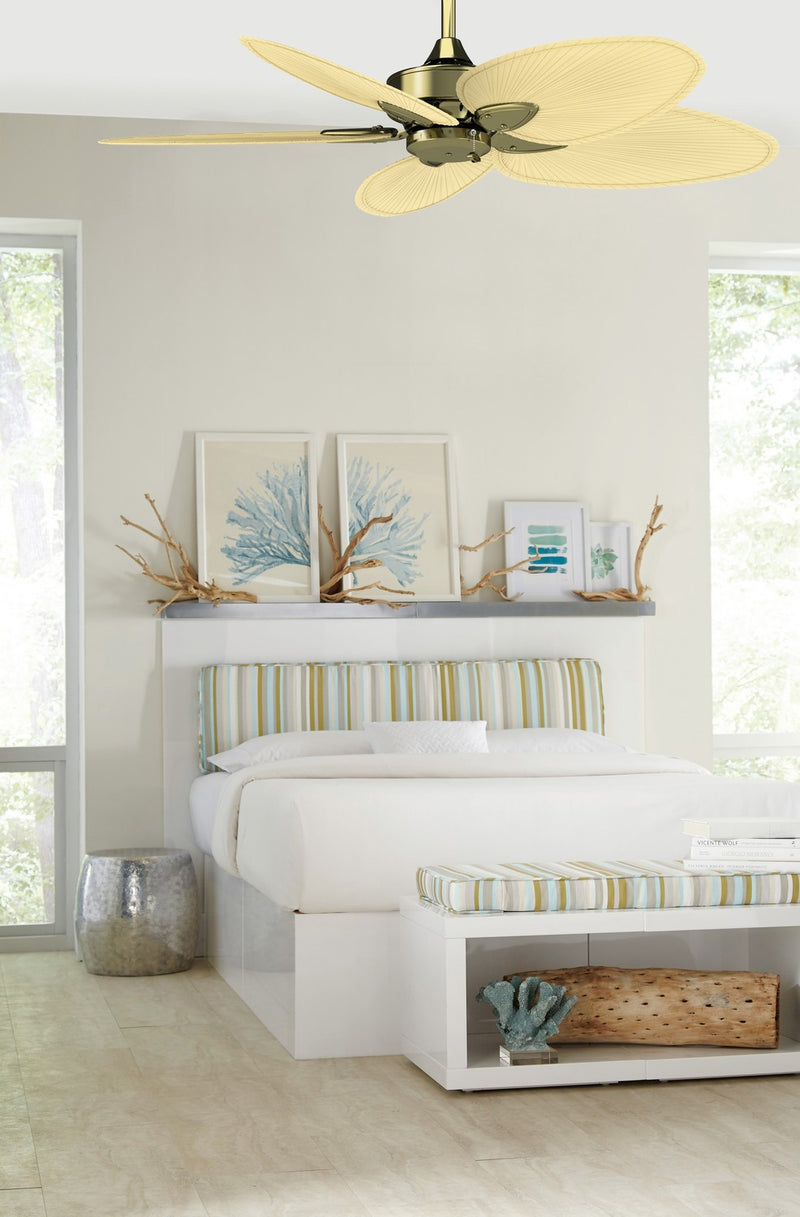 Fanimation FP7500AB 52" Ceiling Fan, Antique Brass