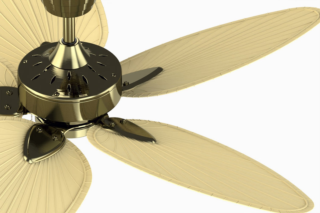 Fanimation FP7500AB 52" Ceiling Fan, Antique Brass
