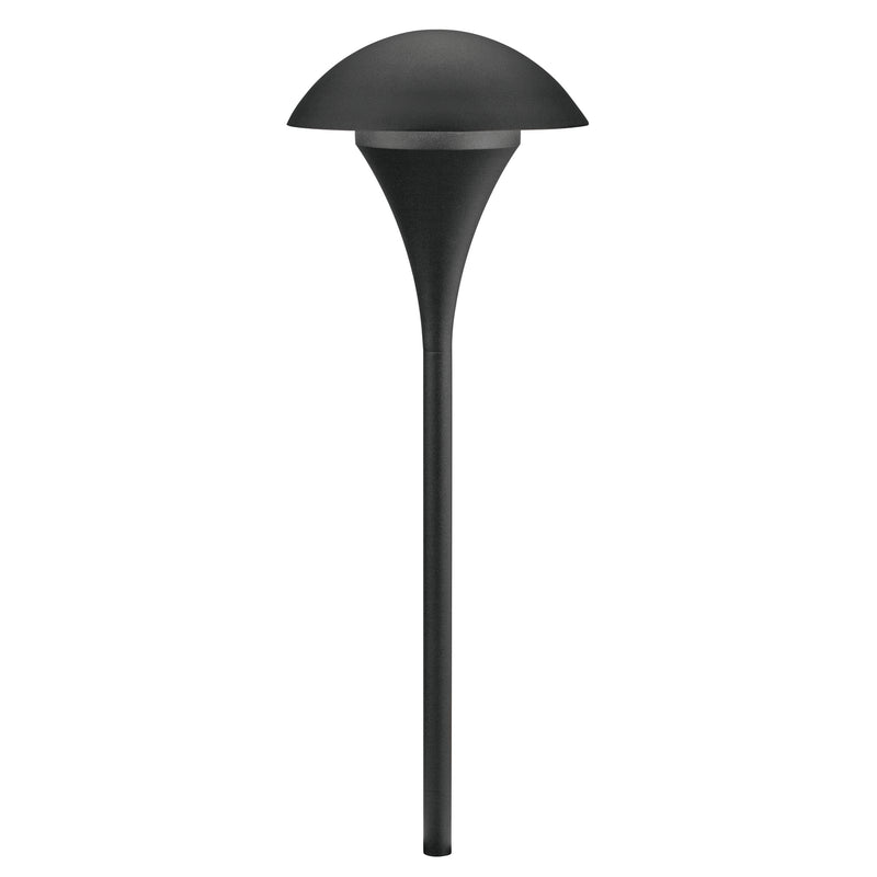 Kichler 15236BKT One Light Path & Spread, Textured Black