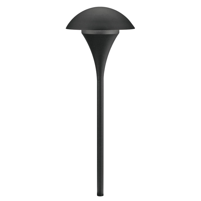 Kichler 15236BKT One Light Path & Spread, Textured Black