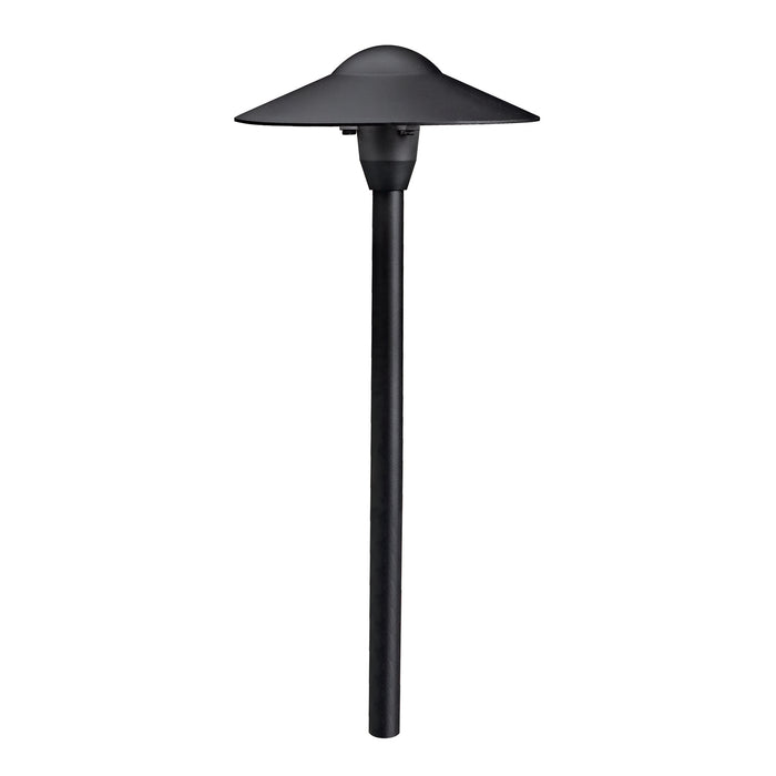 Kichler 15310BKT One Light Path & Spread, Textured Black