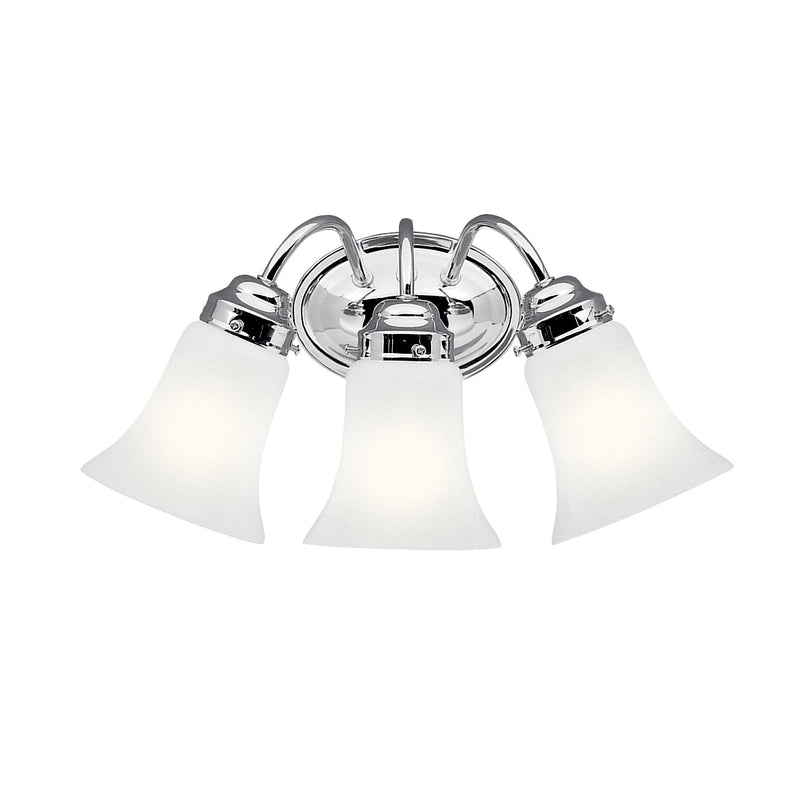 Kichler 6123CH Three Light Bath, Chrome
