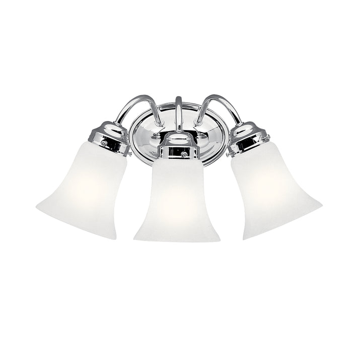 Kichler 6123CH Three Light Bath, Chrome